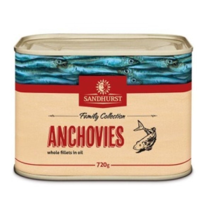 Canned – Sandhurst Anchovies Fillets 720g