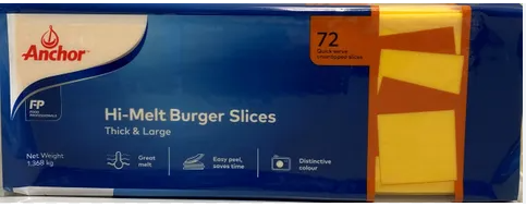 Cheese – Anchor Hi-melt Burger Slices