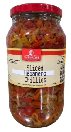 Condiments – Sandhurst Slices Habenero Chillies 2kg
