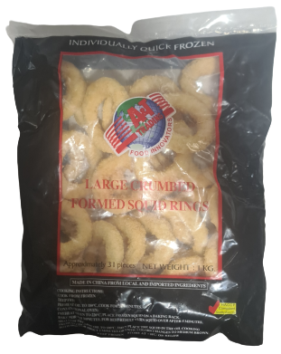 Seafood – A&T Formed Calamari Rings 1kg