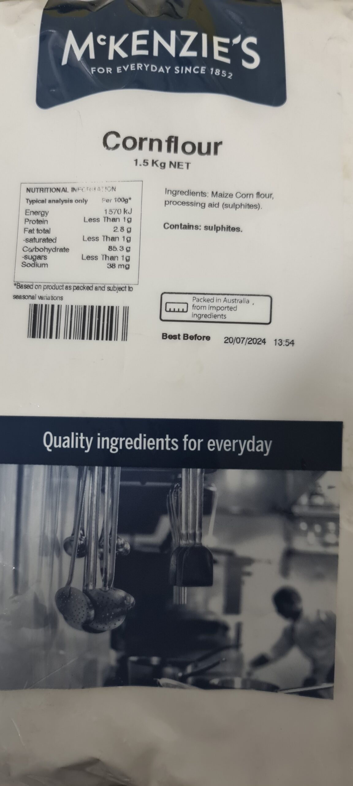 Flour – McKenzie’s Corn Flour 1.5kg