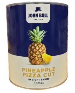 Canned – John Bull Pineapple Pizza Cut 3kg x 3