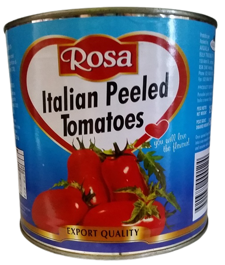 Rosa – Italian whole Peeled Tomato A10 3kg