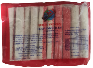 Seafood – A&T Seafood Sticks 1kg Individually Wrapped