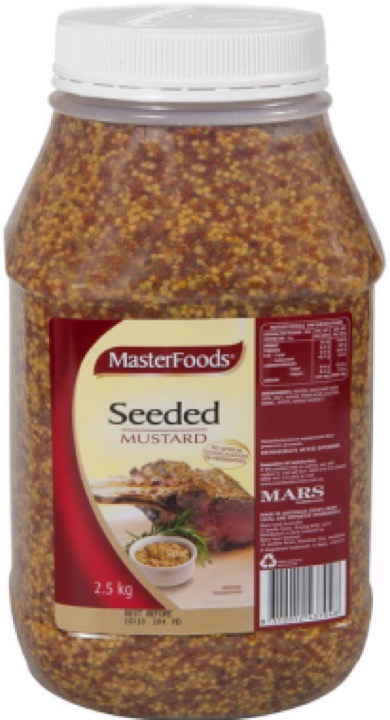 Sauce – Masterfoods Seeded Mustard 2.5kg