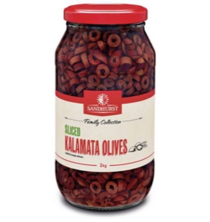 Olives – Sandhurst Sliced Kalamta 2kg