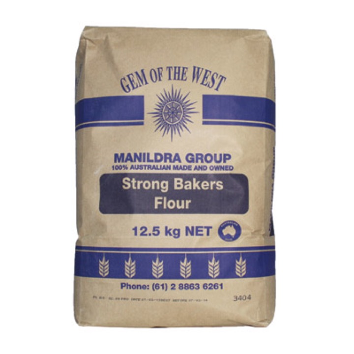 Flour- Strong Bakers Flour Manildra 12.5kg