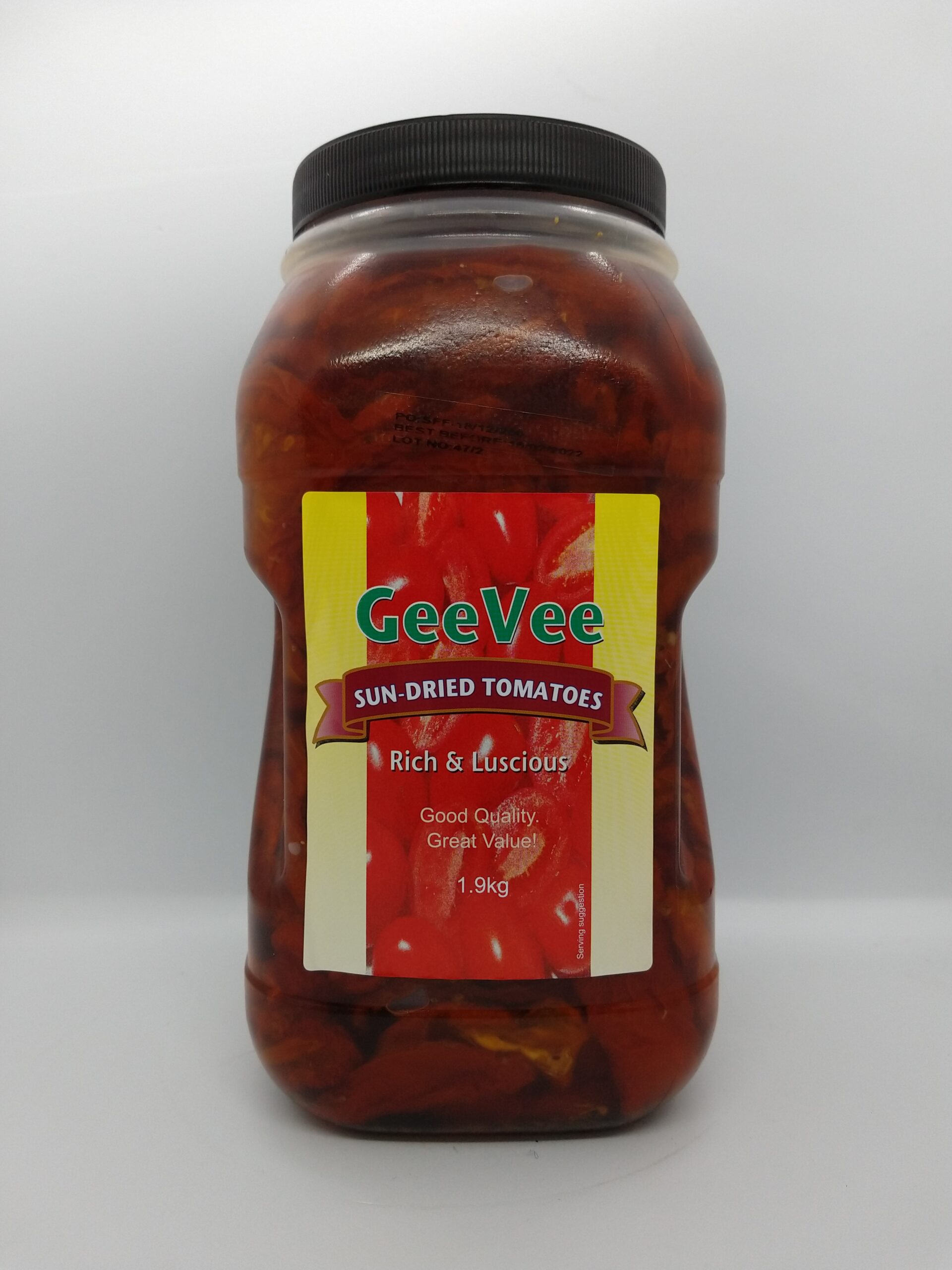 Tomato – Gee Vee Sundried Tomatoes 1.9kg