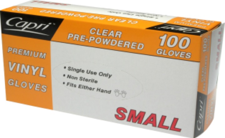 Packaging – Vinyl Gloves (L, M, S)