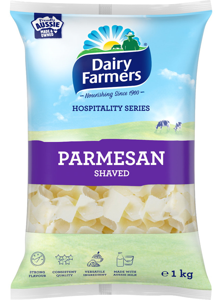 Cheese – Dairy Farmers Shaved Parmesan 1kg