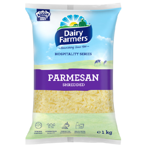 Cheese – Dairy Farmers Shredded Parmesan 1kg