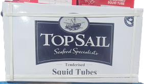 Seafood – Top Sail Squid tubes U3 & U/5 5kg
