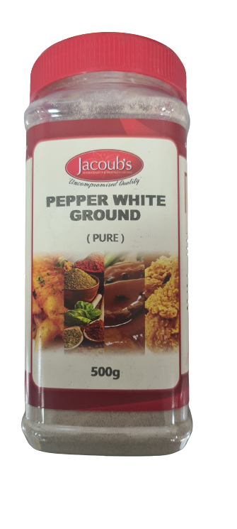 Herbs – Jacobs Pepper White Ground Pure 500g