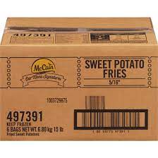 Chips – McCain Sweet Potato Fries 6X1.13kg