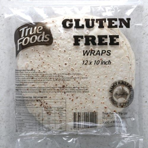 Bread – True Foods 10’ Gluten Free Wrap
