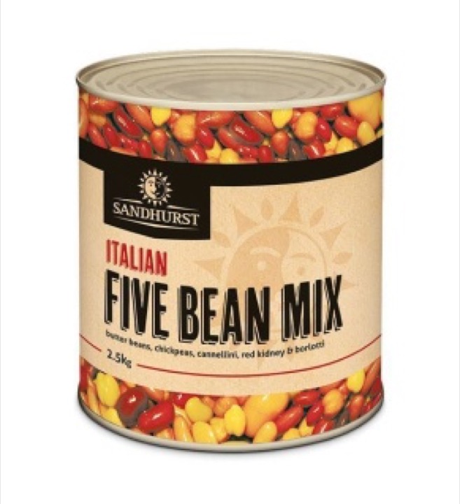 Canned – Sandhurst Five Bean Mix 2.5kg