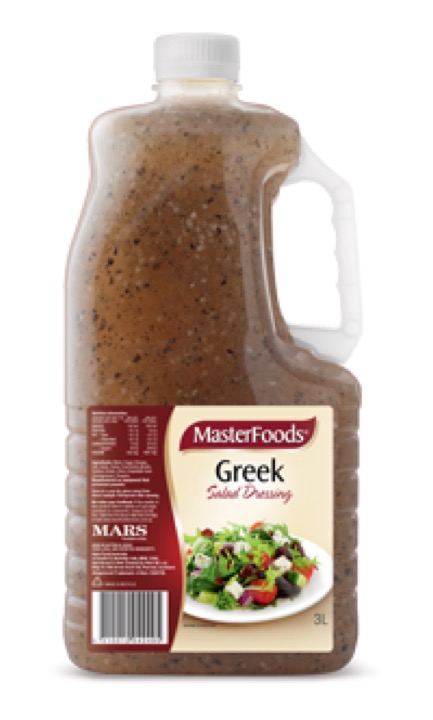 Sauce – Masterfoods Greek Dressing 3lt
