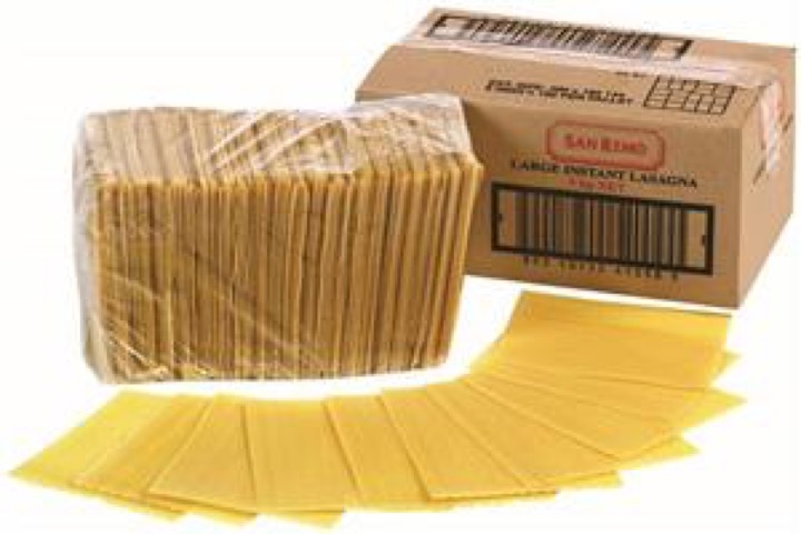 Pasta – San Remo Lasagna Sheets 5kg