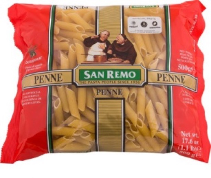 Pasta – San Remo Penne Pasta 2 X 500g