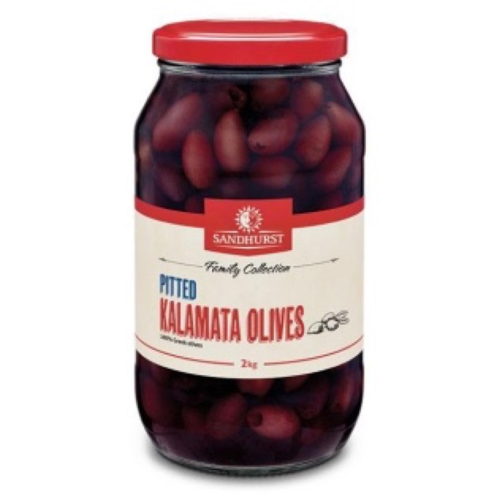 Olives  – Sandhurst Pitted Kalamata Olives 2kg