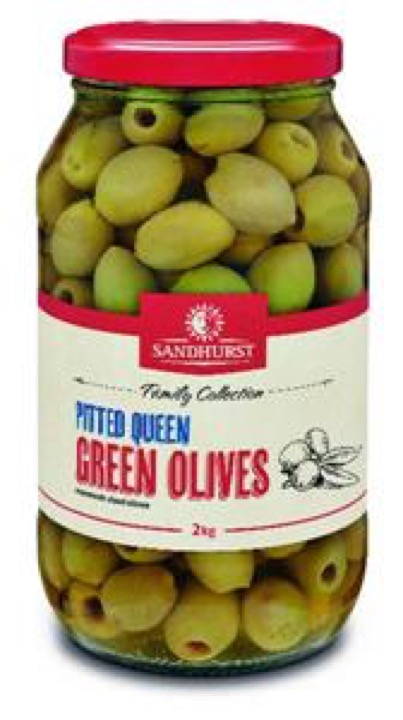 Olives – Sandhurst Pitted Queen Olives 2kg