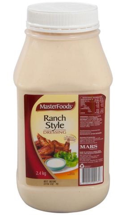 Sauce – Masterfoods Ranch Dressing 2.4kg