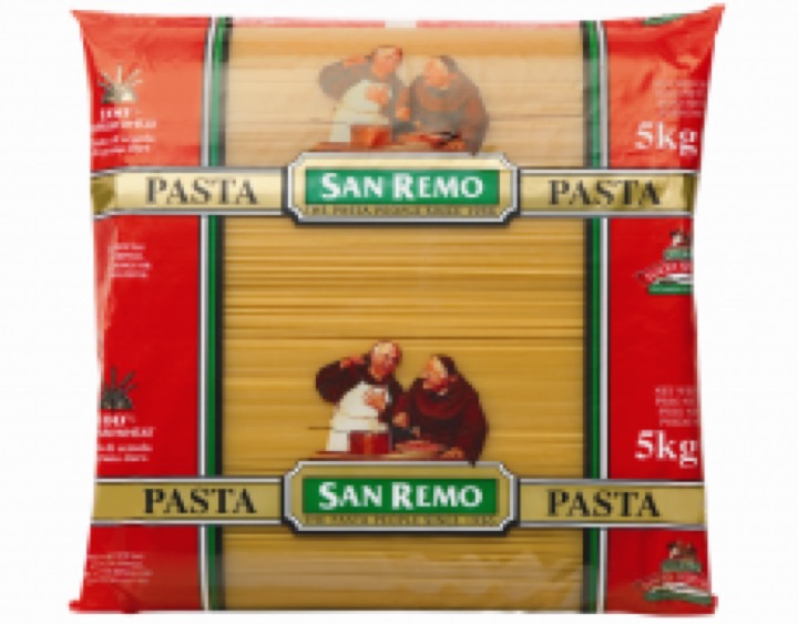Pasta – San Remo Spaghetti No5 2 X 500g