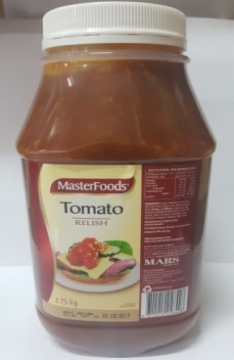 Sauce – Masterfoods Tomato Relish 2.75kg
