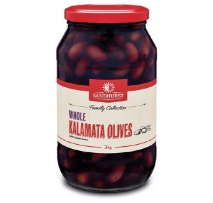 Olives – Sandhurst Whole Kalamata Olives 2kg