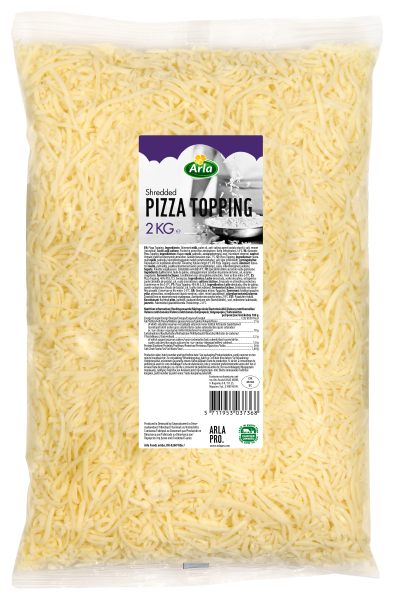 Cheese – Shredded Pizza Topping Cheese Arla (6x2kg)
