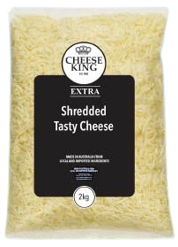 Cheese- Shredded Tasty Extra 2kg Cheese King