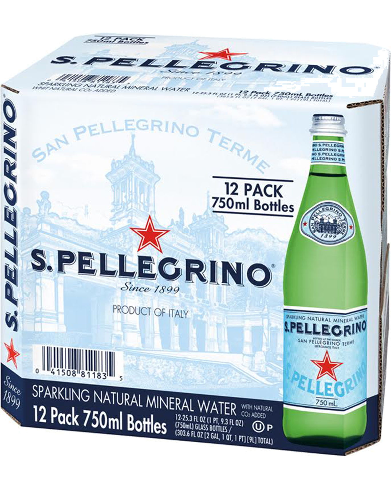 Beverage – San Pellegrino Sparkling Mineral Water 750ml