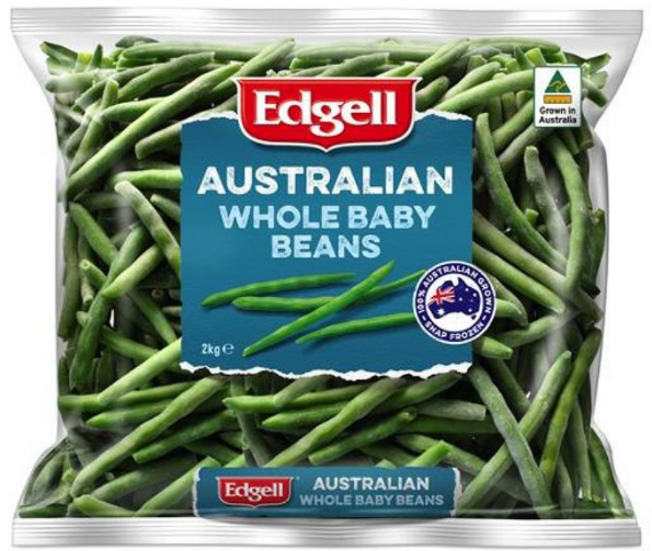 Beans Whole Baby 2kg Frozen
