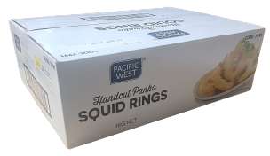 Seafood – Pacific West Panko Squid Rings 4kg 7991