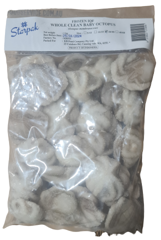 Seafood – Starpak Baby Octopus 1kg 26/40